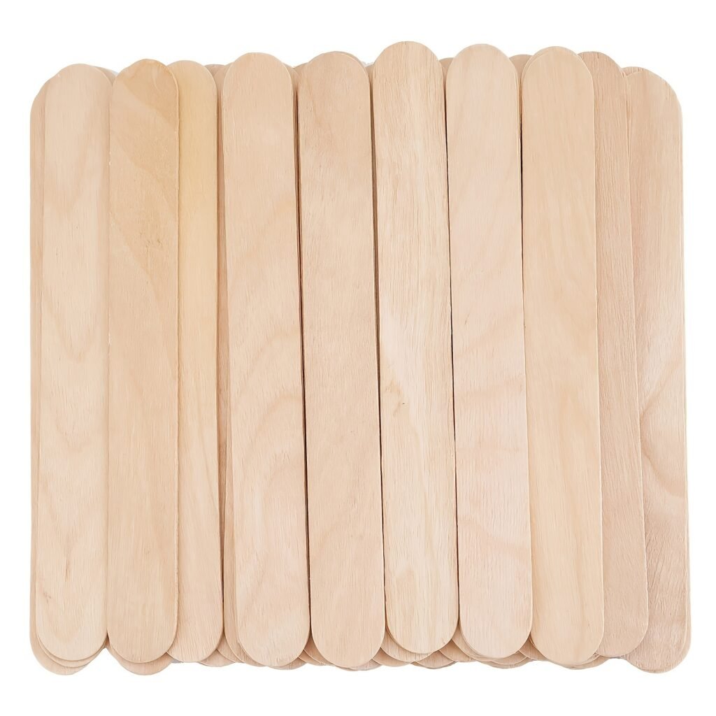 Wood Waxing Sticks for Precise Hair Removal and Smooth Skin - Perfect for Spa and Home Use